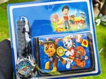 Zegarek na rękę i portfel Psi Patrol - zestaw prezentowy