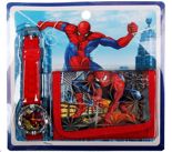 Zegarek na rękę i portfel Spiderman super jakość!