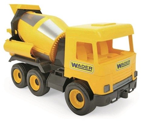 WADER Middle Truck betoniarka w kartonie - zółta