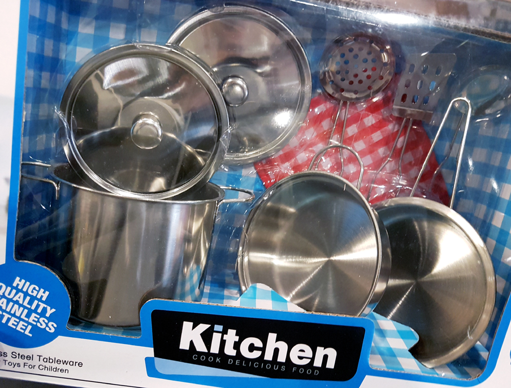 naczynia metalowe dla dzieci