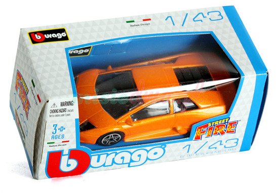  BBurago Metalowy Model Lamborghini 1:43 Orange