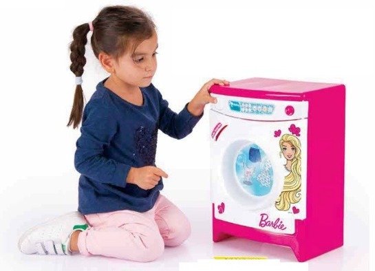 DOLU Barbie Pralka dla Dzieci z dźwiękiem + akces.