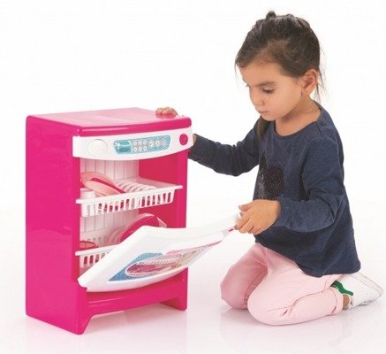 DOLU Barbie Zmywarka dla Dziecka Dźwiek +Akcesoria