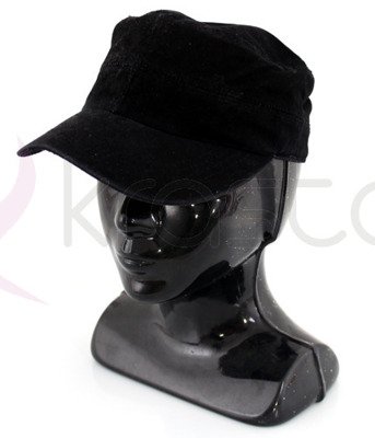KLasyczna czapka na lato unisex CzL3 czarna
