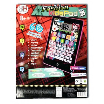 Tablet Kidspad Fashion dwujęzyczny aż 120 zadań 