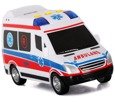 Autko karetka ambulans światło dźwięk 